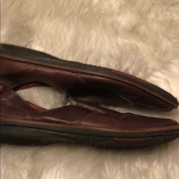 Bata Air System Pelle Vera Brown Slip On Shoes